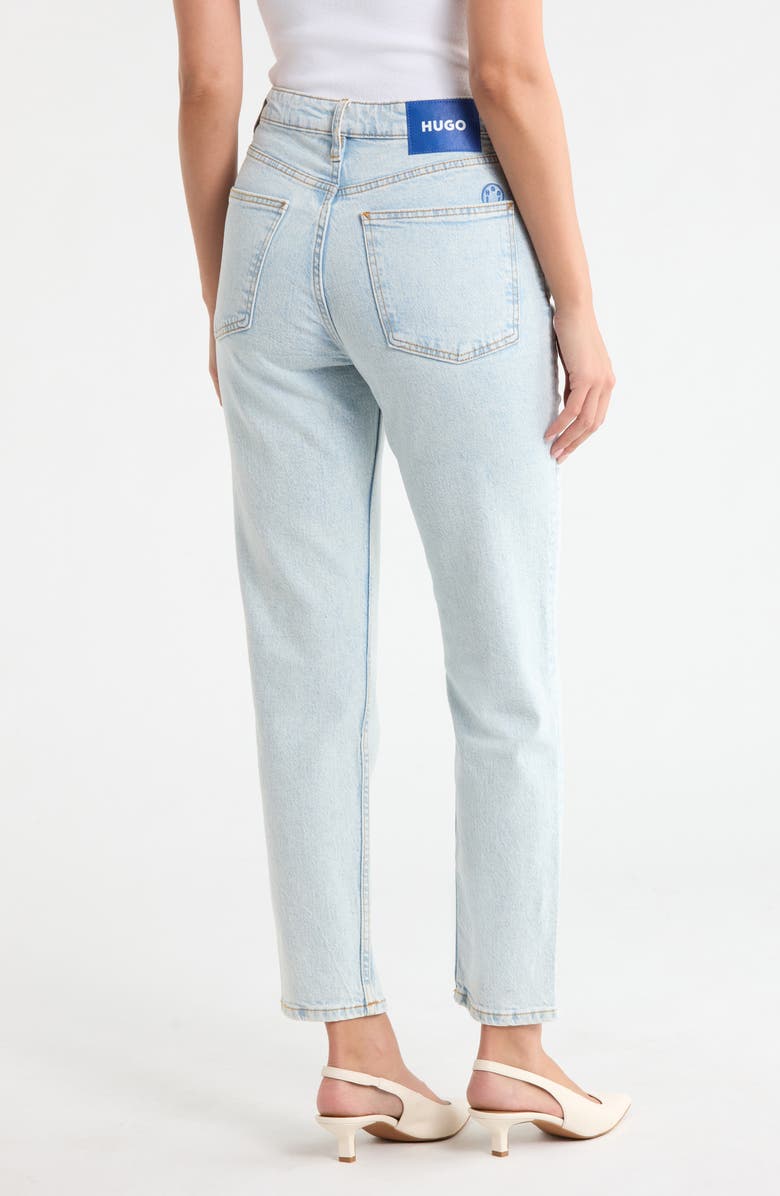 BOSS Noe Straight Leg Jeans, Alternate, color, Turquoise/Aqua