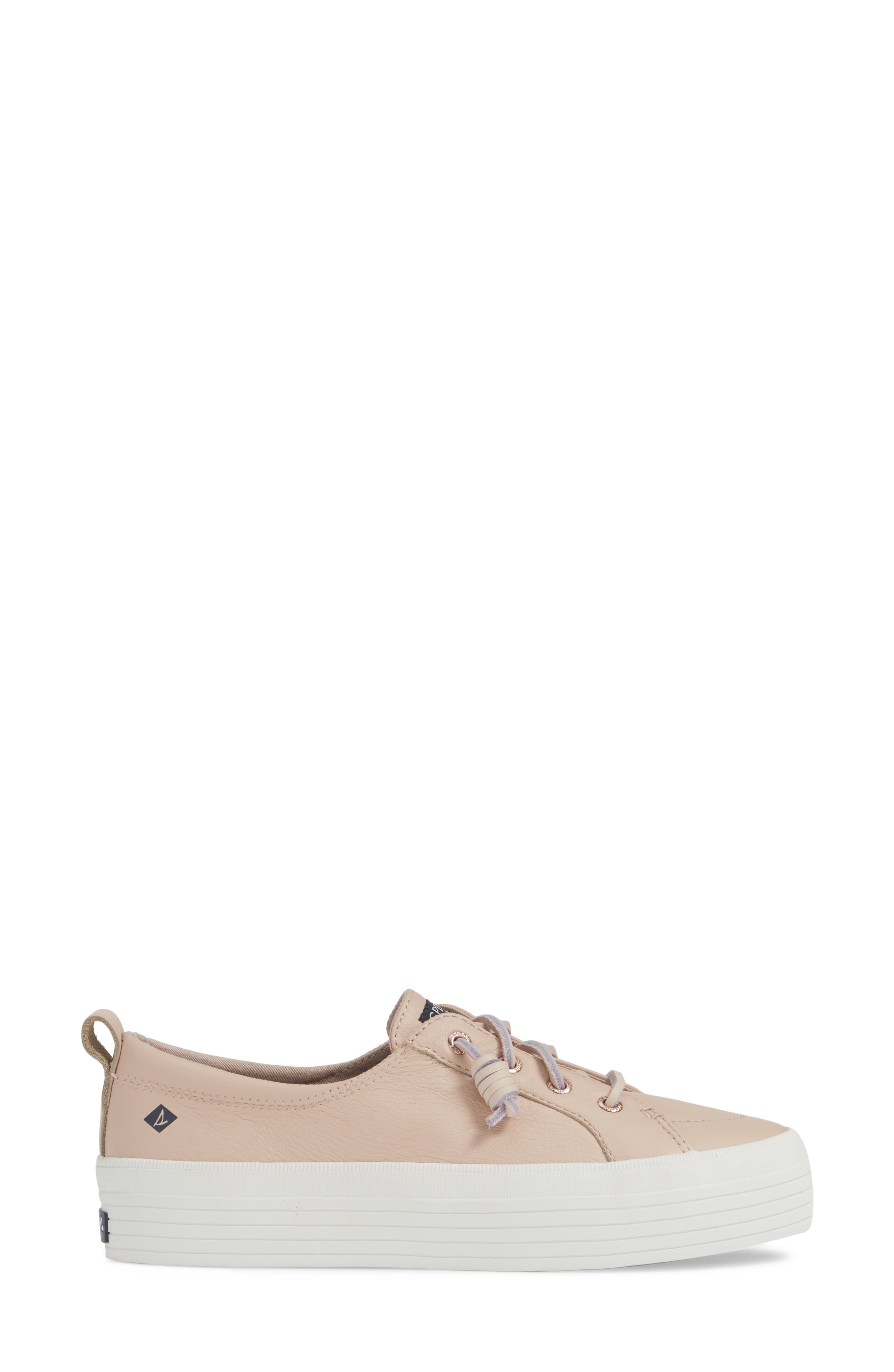Crest Vibe Platform Sneaker, Alternate, color, ROSE LEATHER