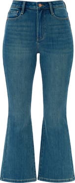 Bayeas High Waist Ankle Flare Jeans