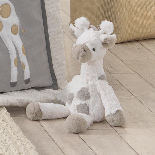 Lambs & Ivy Signature Goodnight Giraffe Moonbeams Plush Giraffe Stuffed Animal 11.5 Inch In Gray