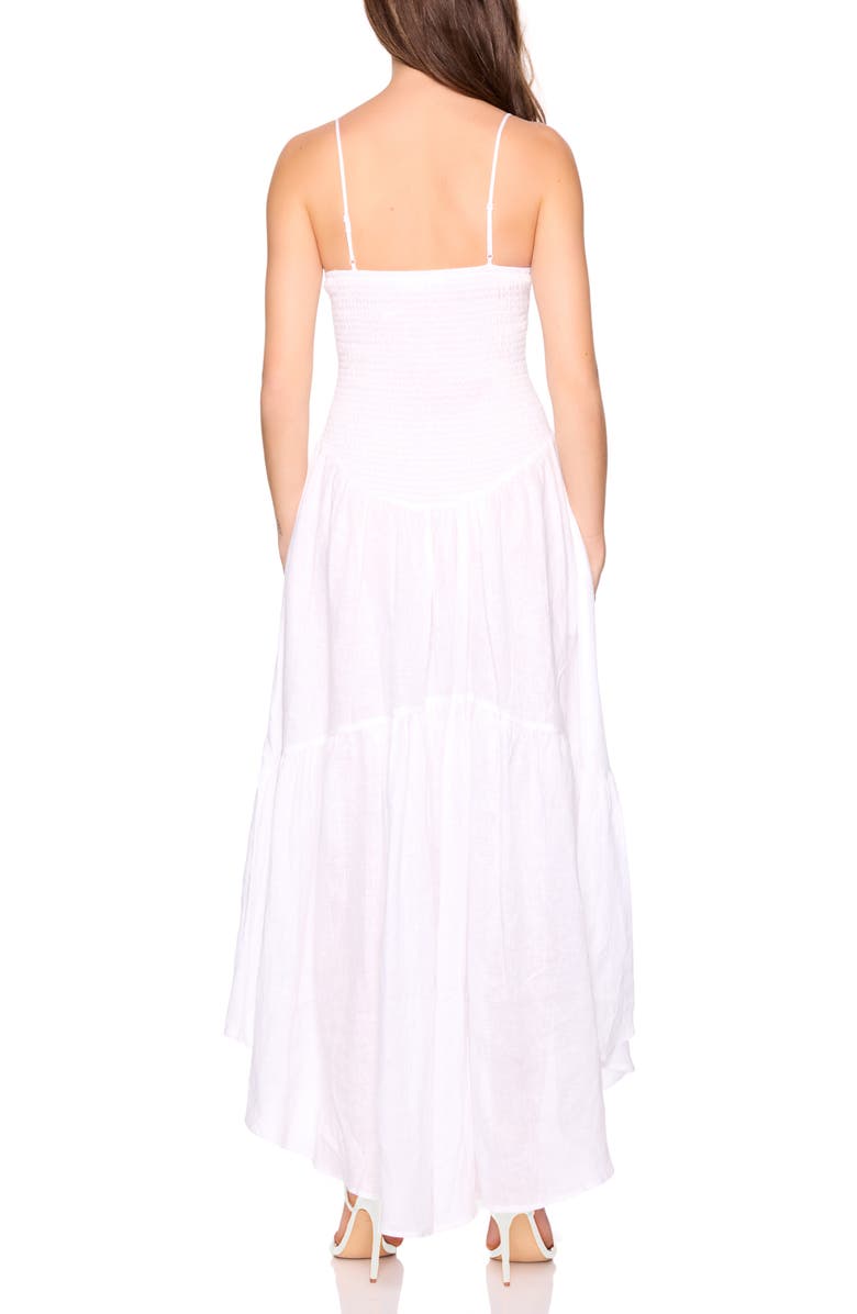 Susana Monaco Drop Waist High-Low Maxi Dress, Alternate, color, Sugar