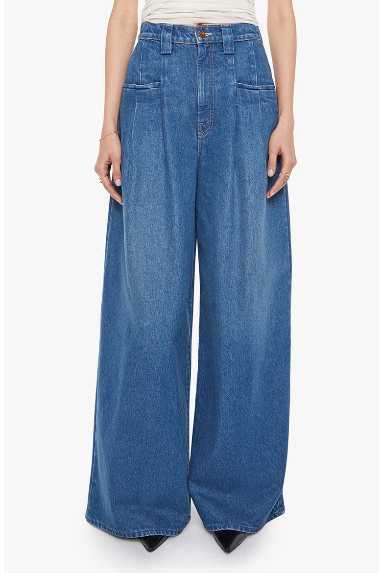 The Double Prep Sugar Cone Skimp Wide Leg Jeans, Main, color, BANGERS AND MASH