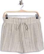 Bella Dahl Ruffle Edge Stripe Shorts