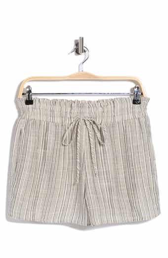 Ruffle Edge Stripe Shorts