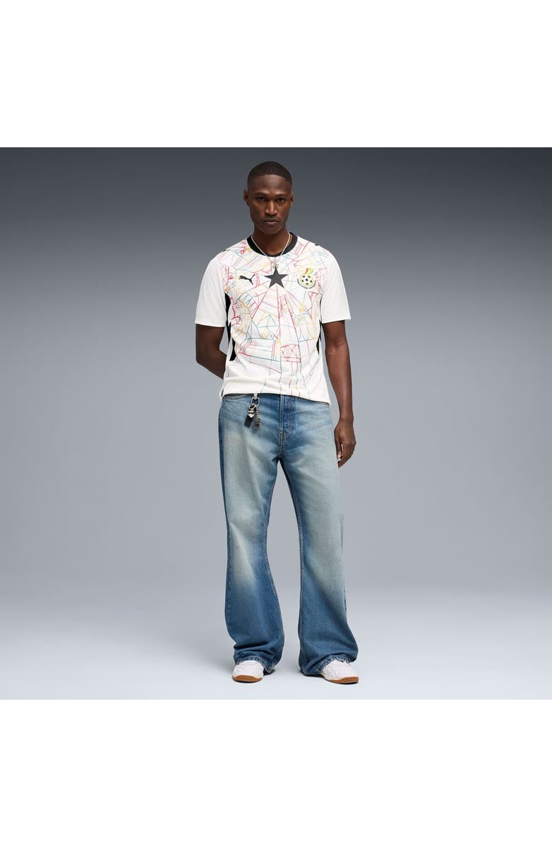 PUMA Men's Puma  White Ghana National Team 2026 Home Replica Jersey, Alternate, color, White