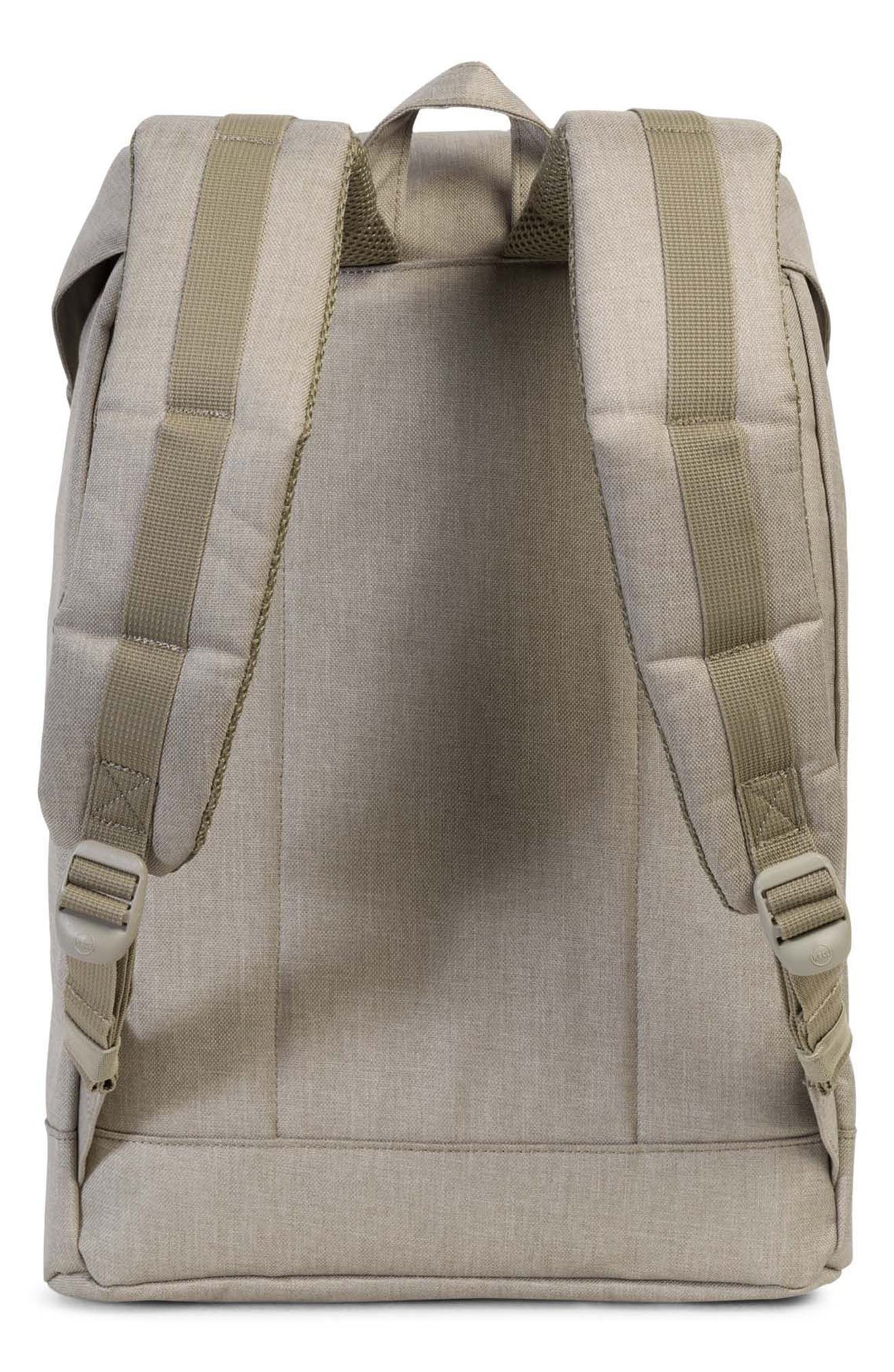 'Retreat' Backpack, Alternate, color, LIGHT KHAKI CROSSHATCH