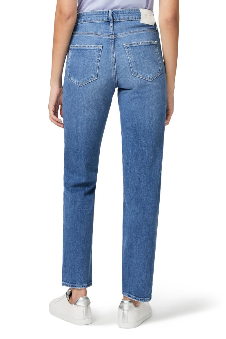 Sarah Ripped High Waist Straight Leg Jeans, Alternate, color, GRNADADEST