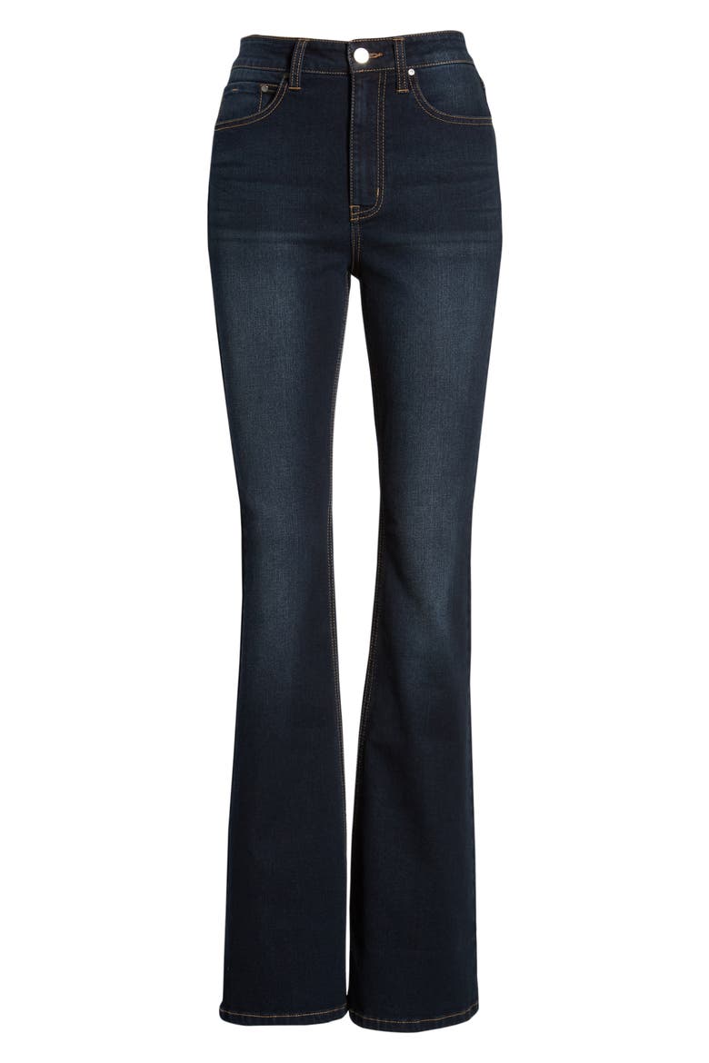 Flare Jeans, Alternate, color, DARK WASH
