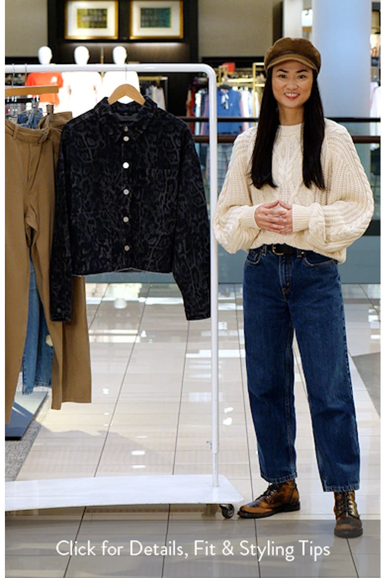 Leopard Denim Jacket video