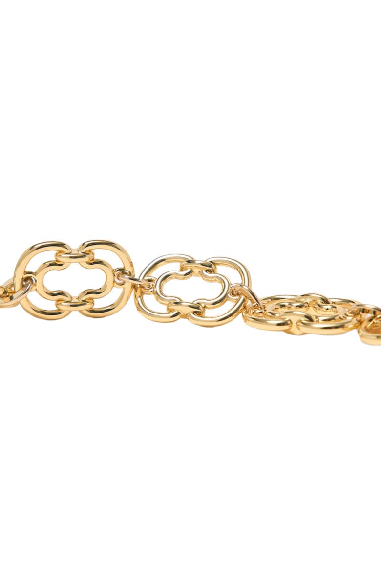 maje Chain belt with new link, Alternate, color, Gold