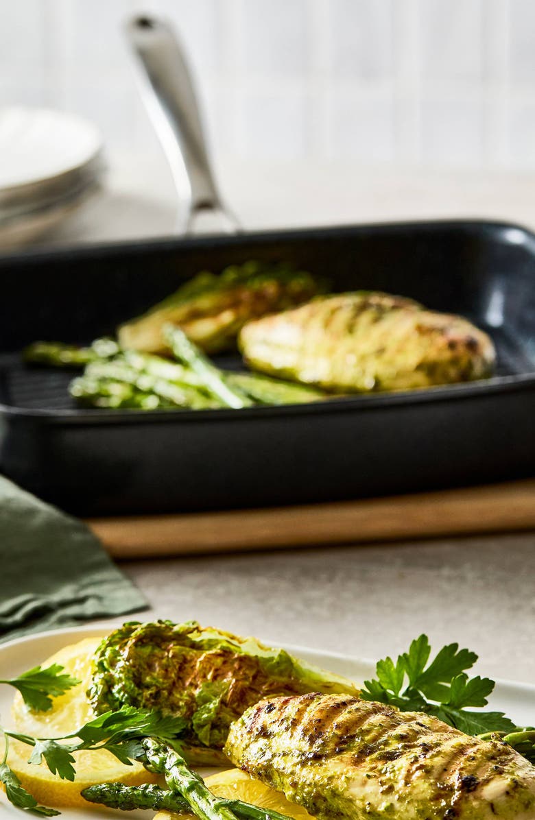 Cuisine::pro<sup>®</sup> GREEN STONE<sup>™</sup> 11" Ultimate Grill Pan, Alternate, color, Black