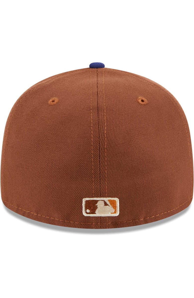 New Era Men's New Era Brown Los Angeles Dodgers Tiramisu Low Profile 59FIFTY Fitted Hat, Alternate, color,