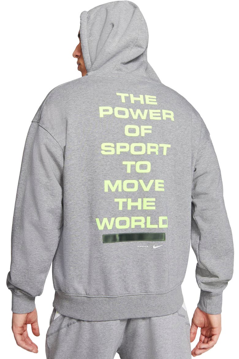 NRG Pigalle Hooded Sweatshirt, Alternate, color, DARK GREY HEATHER