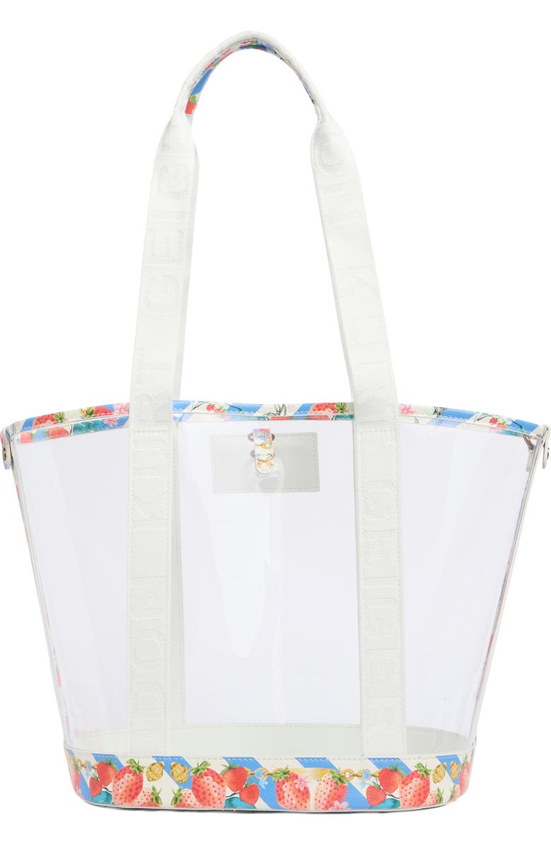 Kurt Geiger London Hampstead Vinyl Tote, Alternate, color, Open White