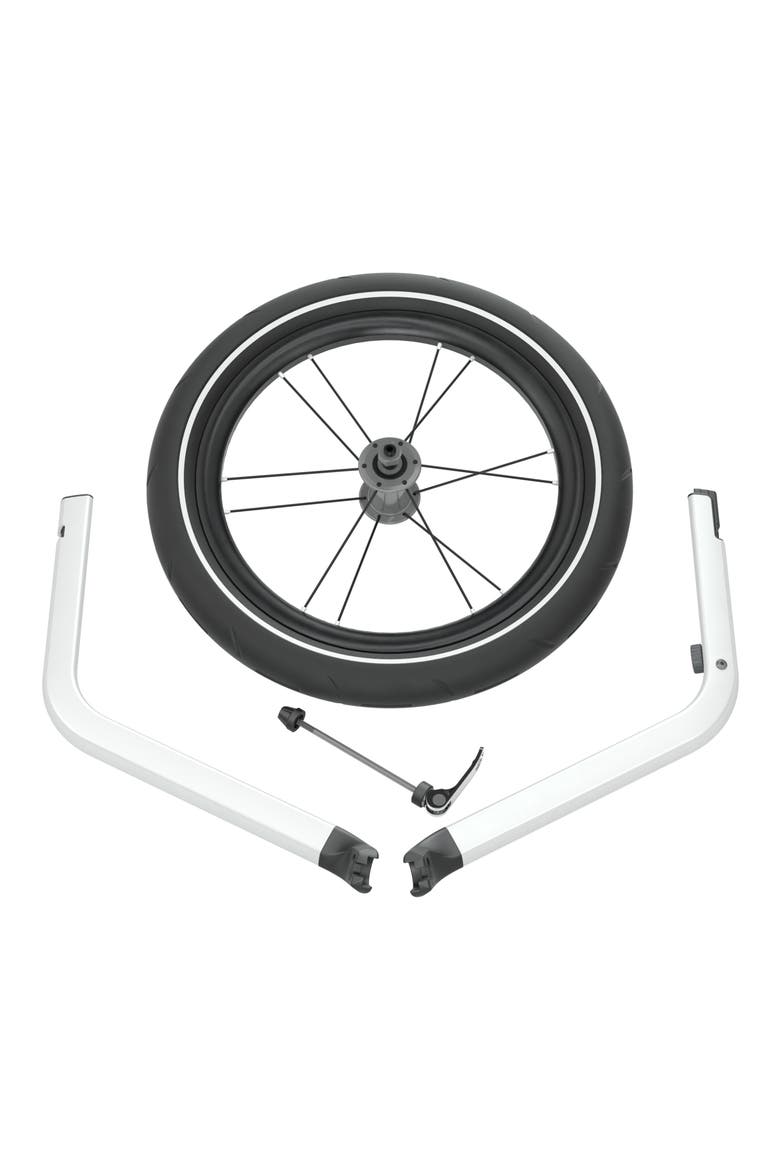 Jogger Conversion Kit for Thule Chariot Double Stroller, Alternate, color, BLACK