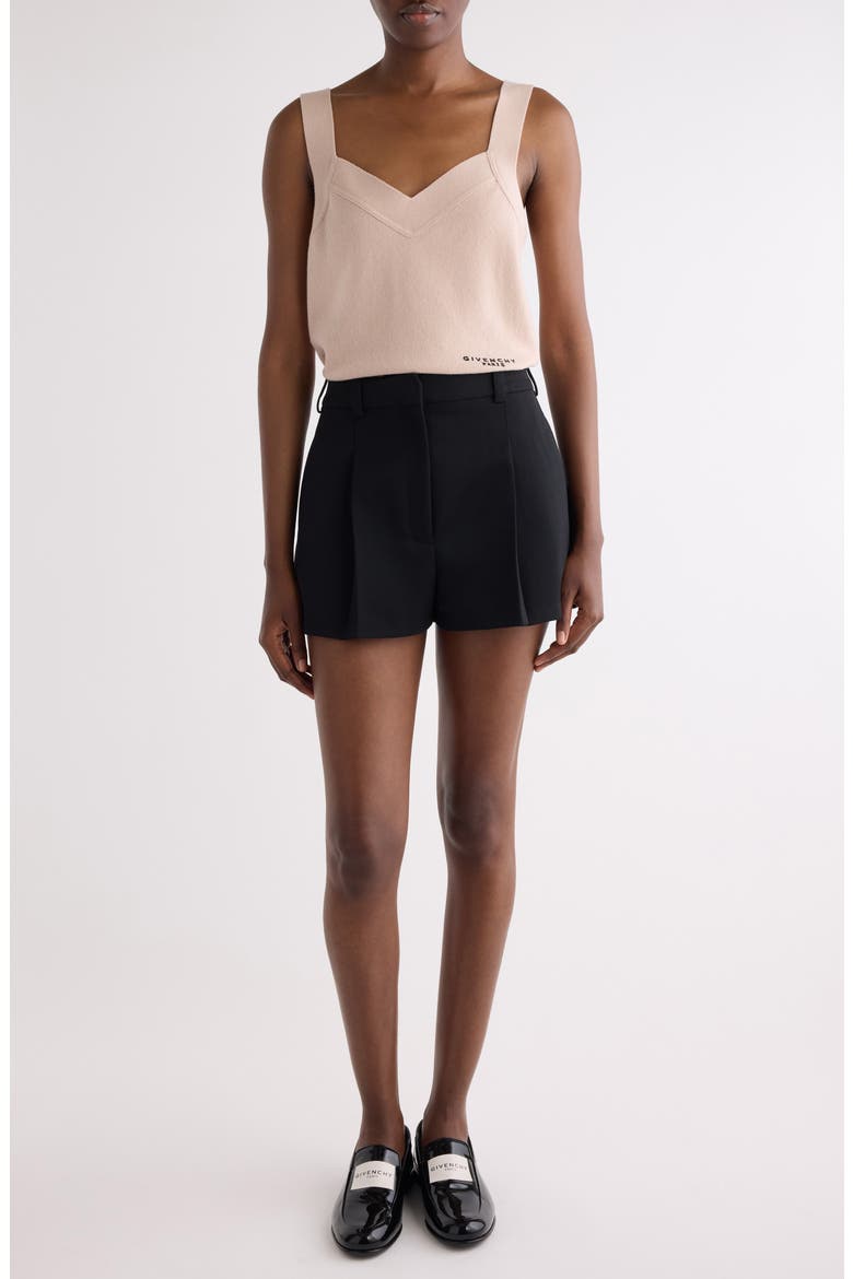 Embroidered Log Wool & Cashmere Tank, Main, color, LIGHT PINK