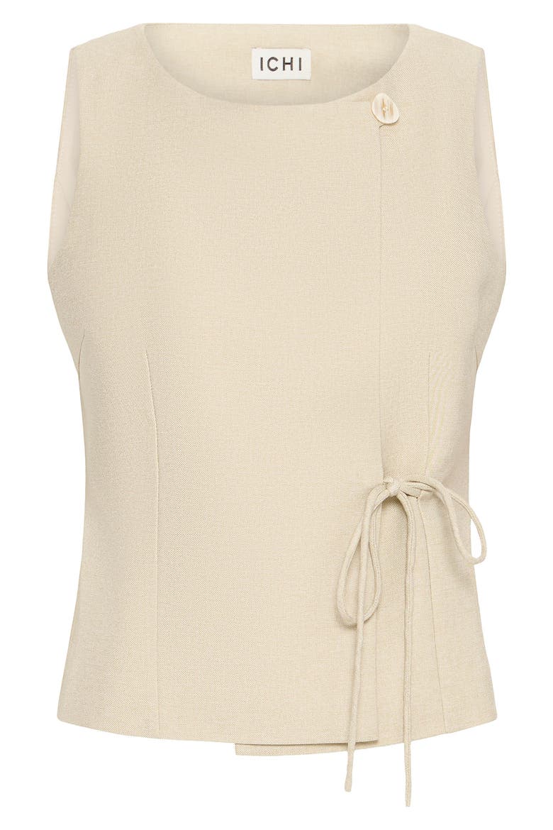 Ihgivana Sleeveless Wrap Top, Main, color, EUCALYPTUS MELANGE