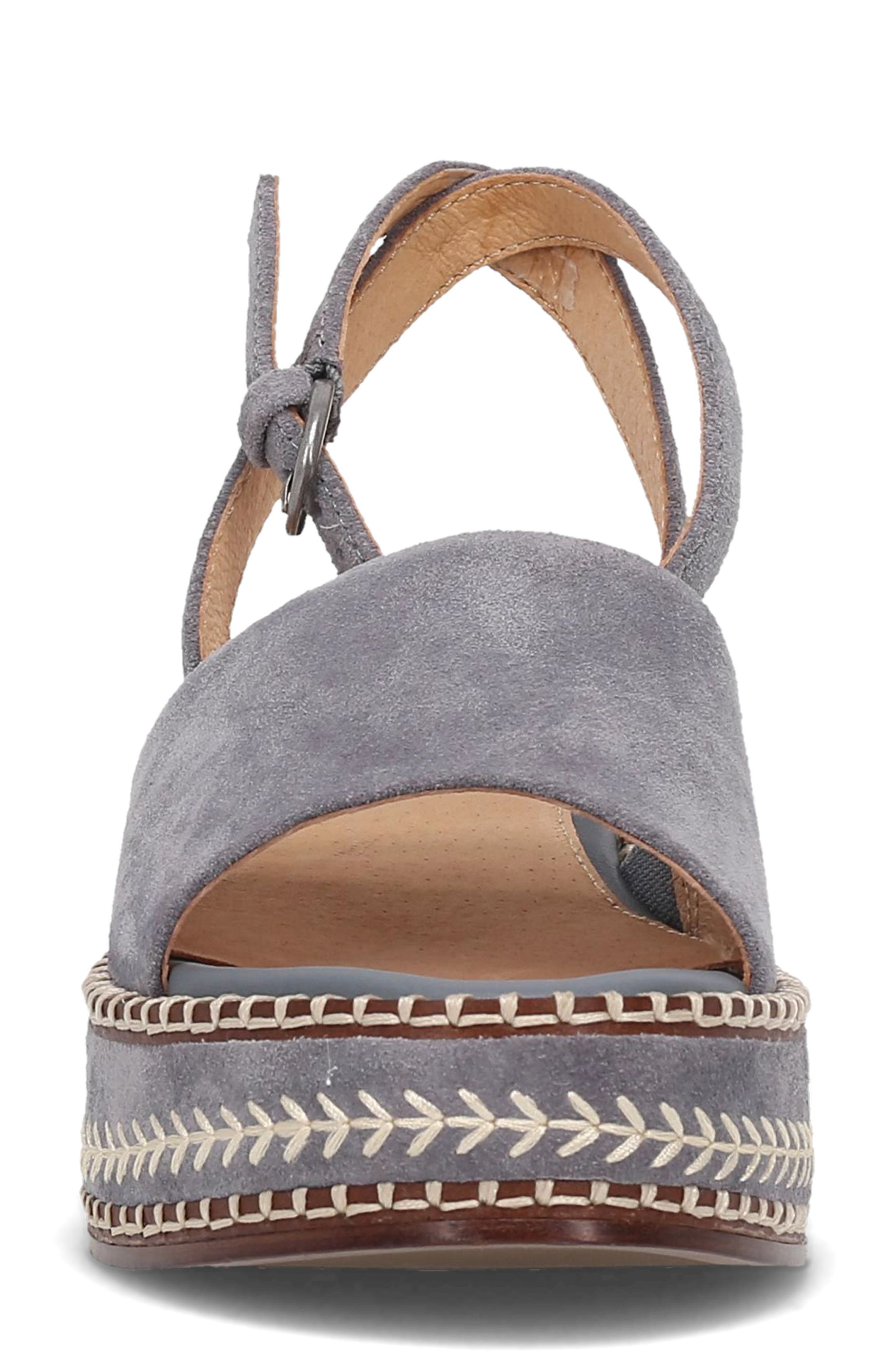 Joy Platform Wedge Sandal, Alternate, color, BLUE ASH