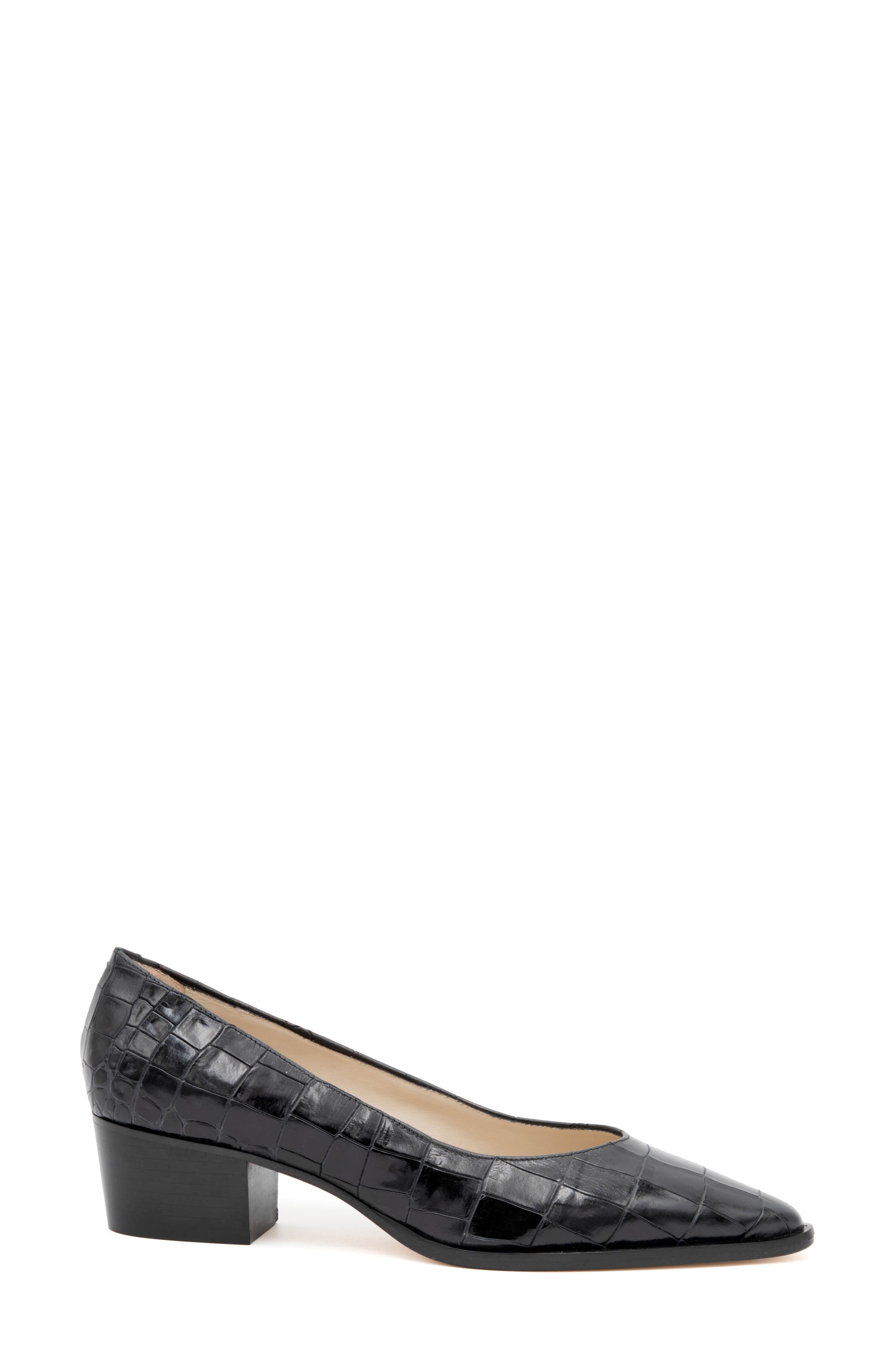 Amalfi by Rangoni Persiana Pointed Toe Pump, Alternate, color, Nero Cocco Bengala