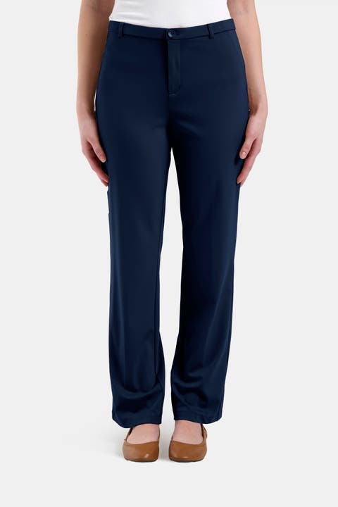 【BOK PLACE】Lycra banding spandex straight denim pants Straight Leg Jeans - Black – Benjamin's & Libba's