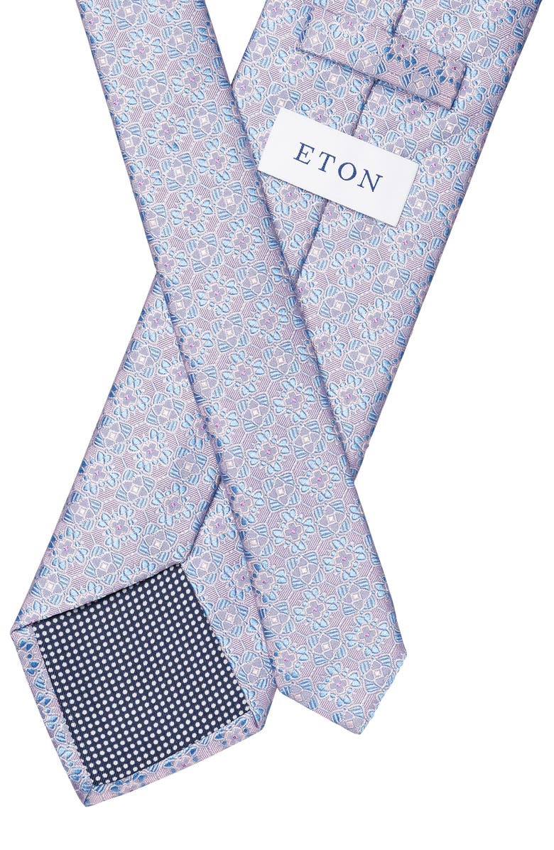 Eton Floral Silk Tie, Alternate, color,