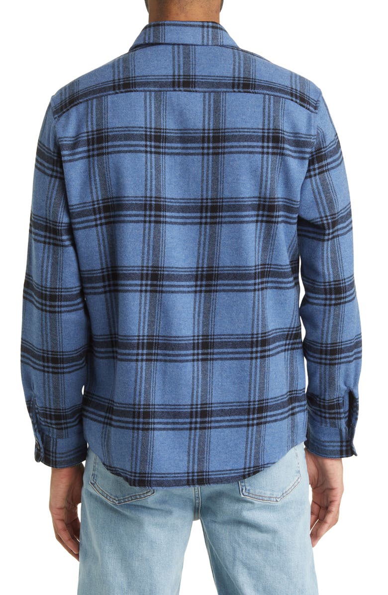 A.P.C. Surchemise Trek Plaid Flannel Button-Up Shirt, Alternate, color, 