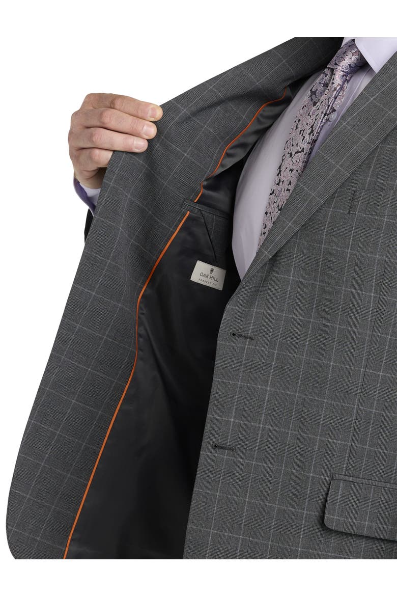 Houndstooth Jacket-Relaxer Suit Jacket, Alternate, color, GREY