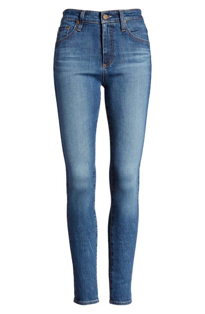 AG Farrah Mid Rise Skinny Ankle Jeans, Alternate, color,