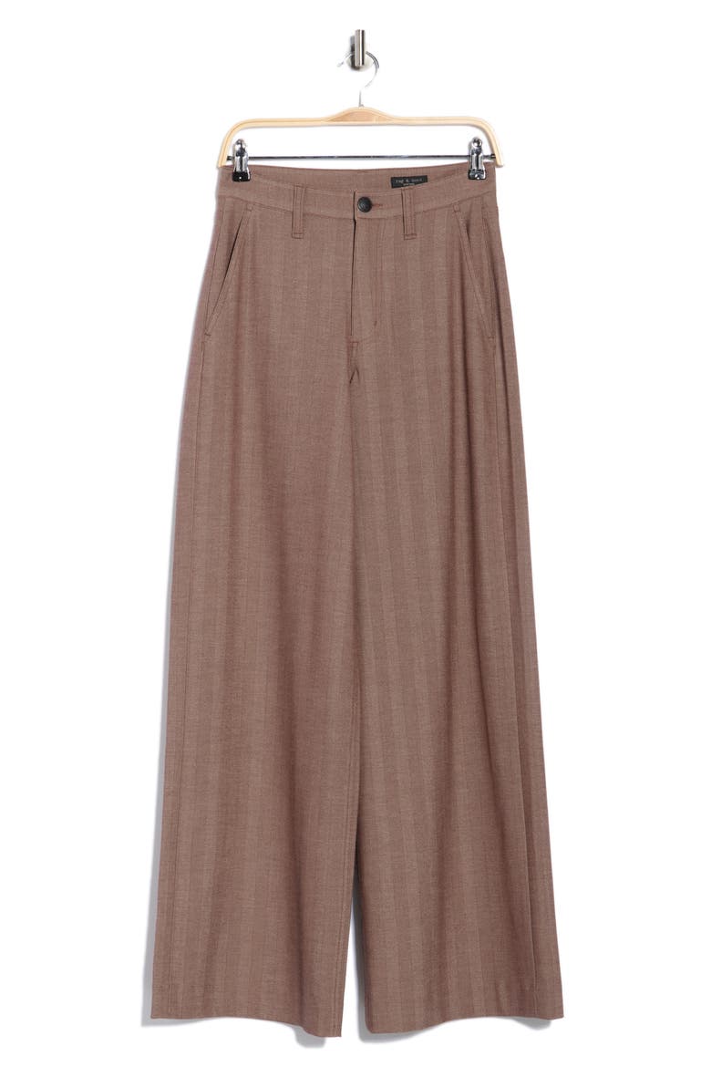 Serena High Waist Wide Leg Pants, Alternate, color, ESPRESSO