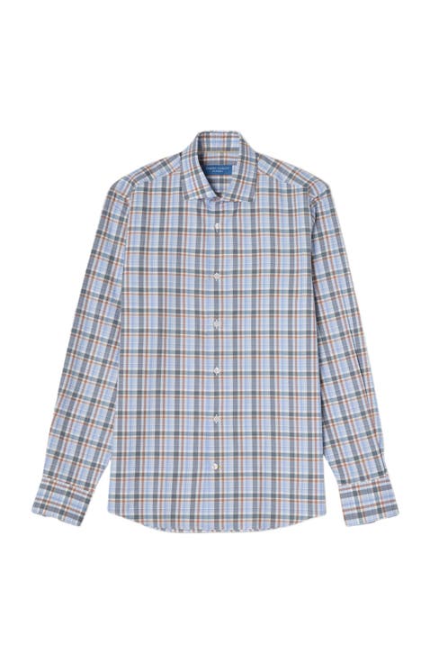 Reynolds Ultra Light Weight Brushed Plaid Shirt