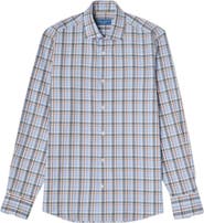 Robert Talbott Reynolds Ultra Light Weight Brushed Plaid Shirt