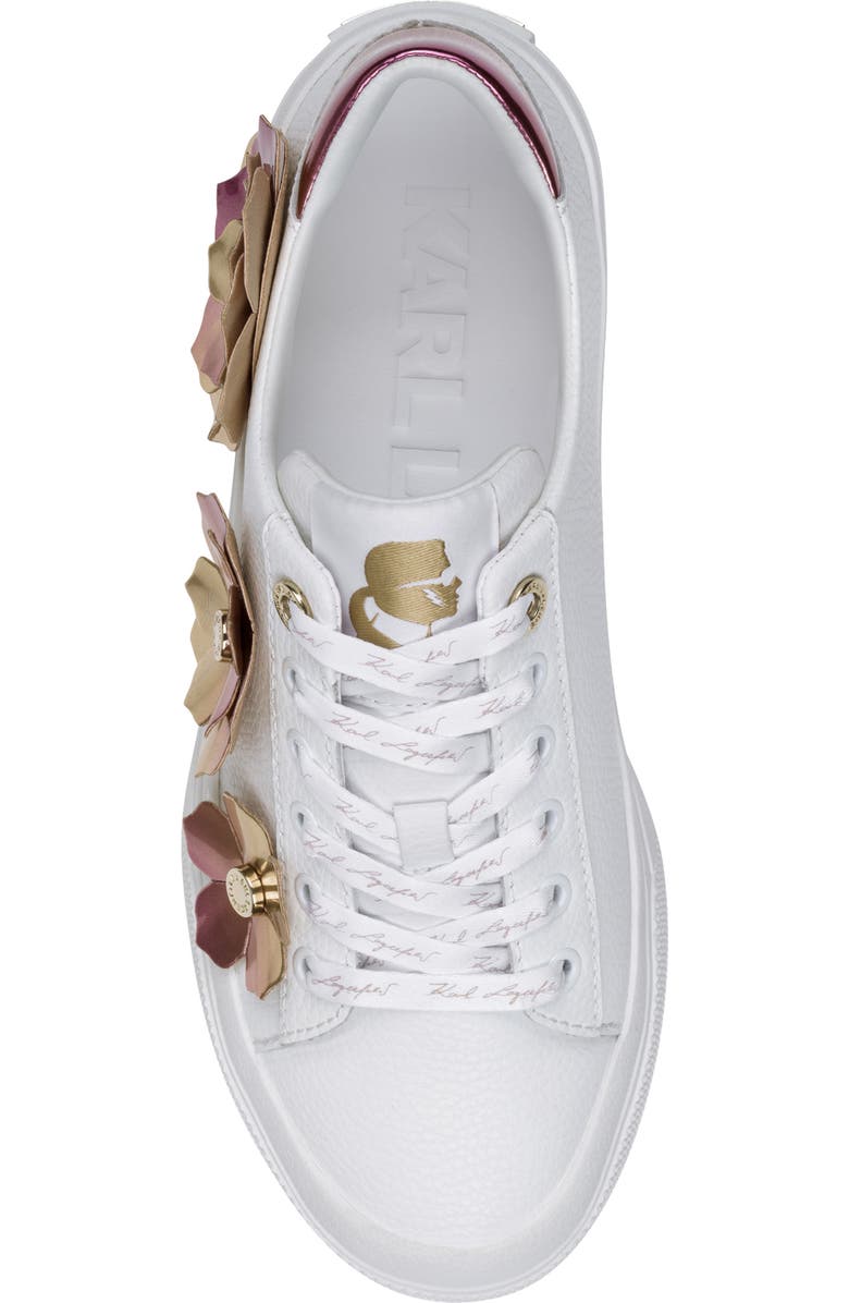 KARL LAGERFELD PARIS Georgia Sneaker, Alternate, color, White/ Multi