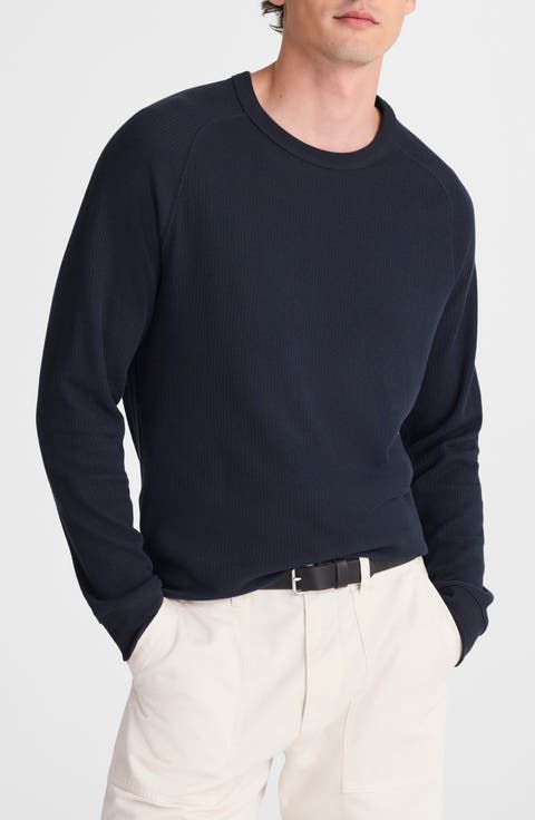 Textured Long Sleeve T-Shirt
