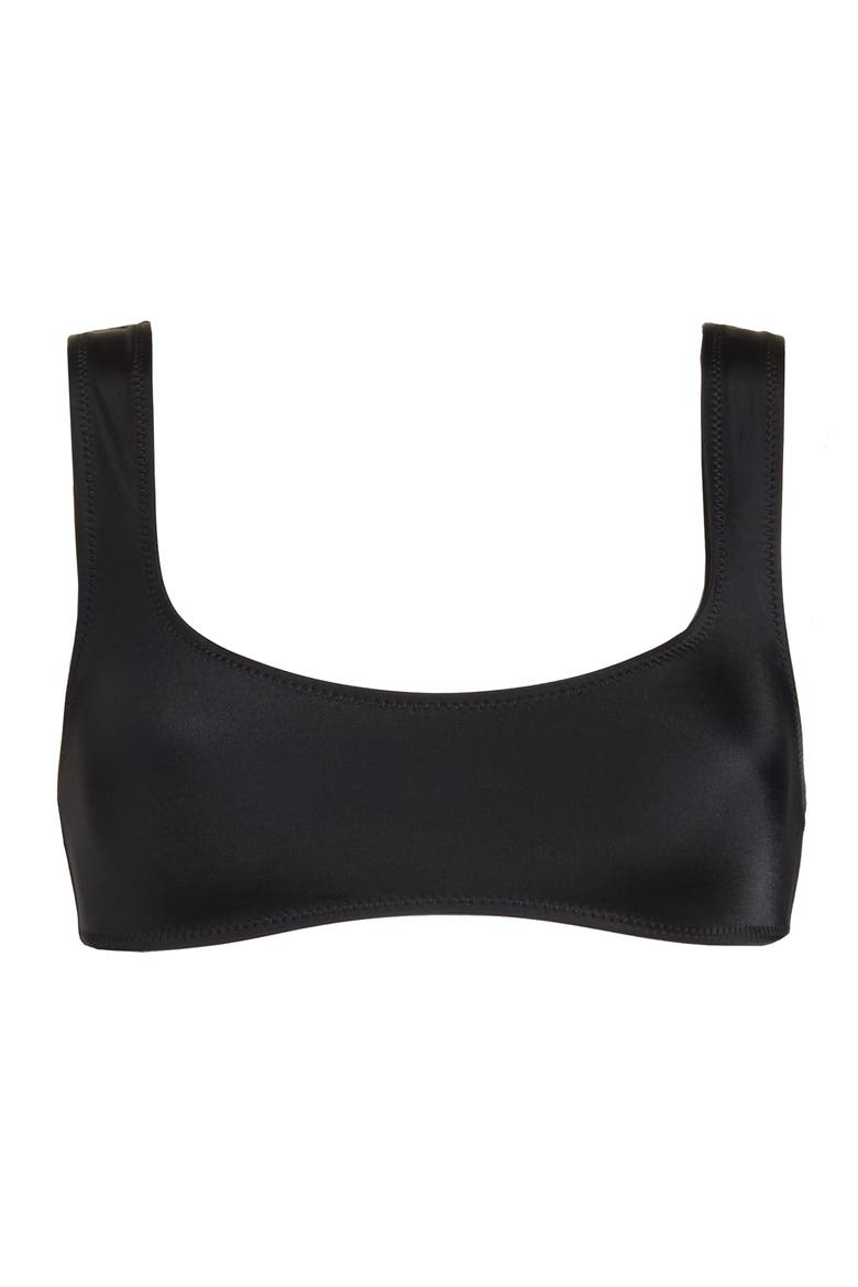 Elle Bikini Top, Alternate, color, BLACK