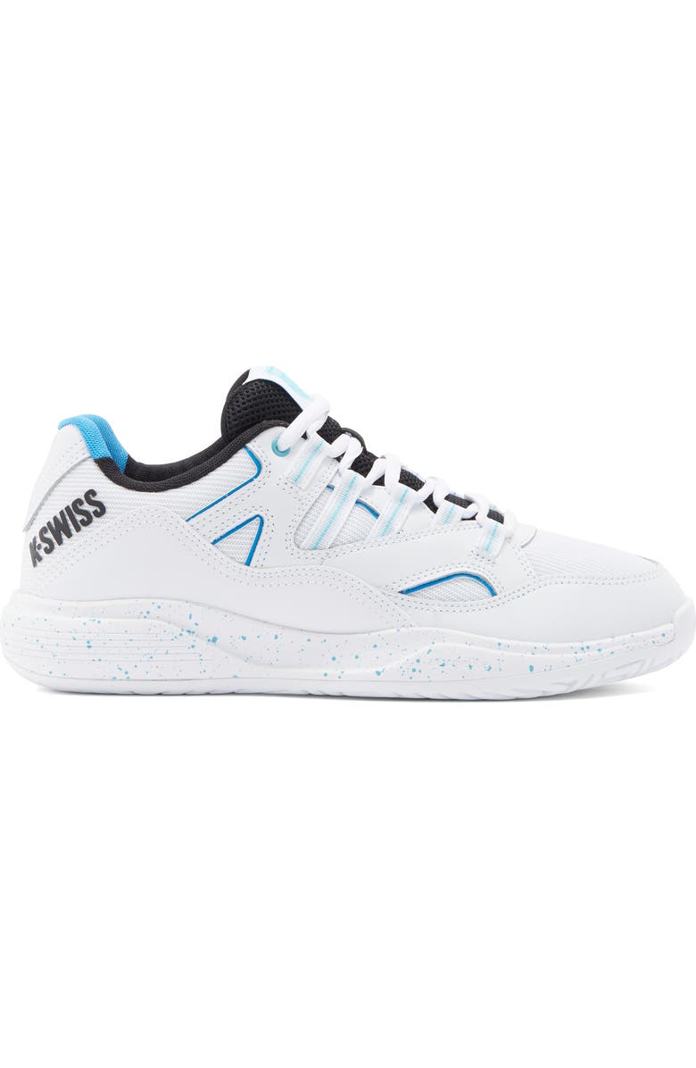 K-Swiss Tura Team Court Sneaker, Alternate, color, White/ Brillant Blue/ Black