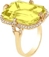 GOSHWARA Gossip Emerald Cut Ring
