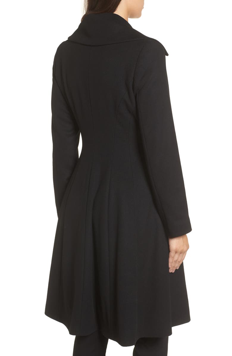 trina Trina Turk Luna Wool Blend Wrap Coat, Alternate, color, 