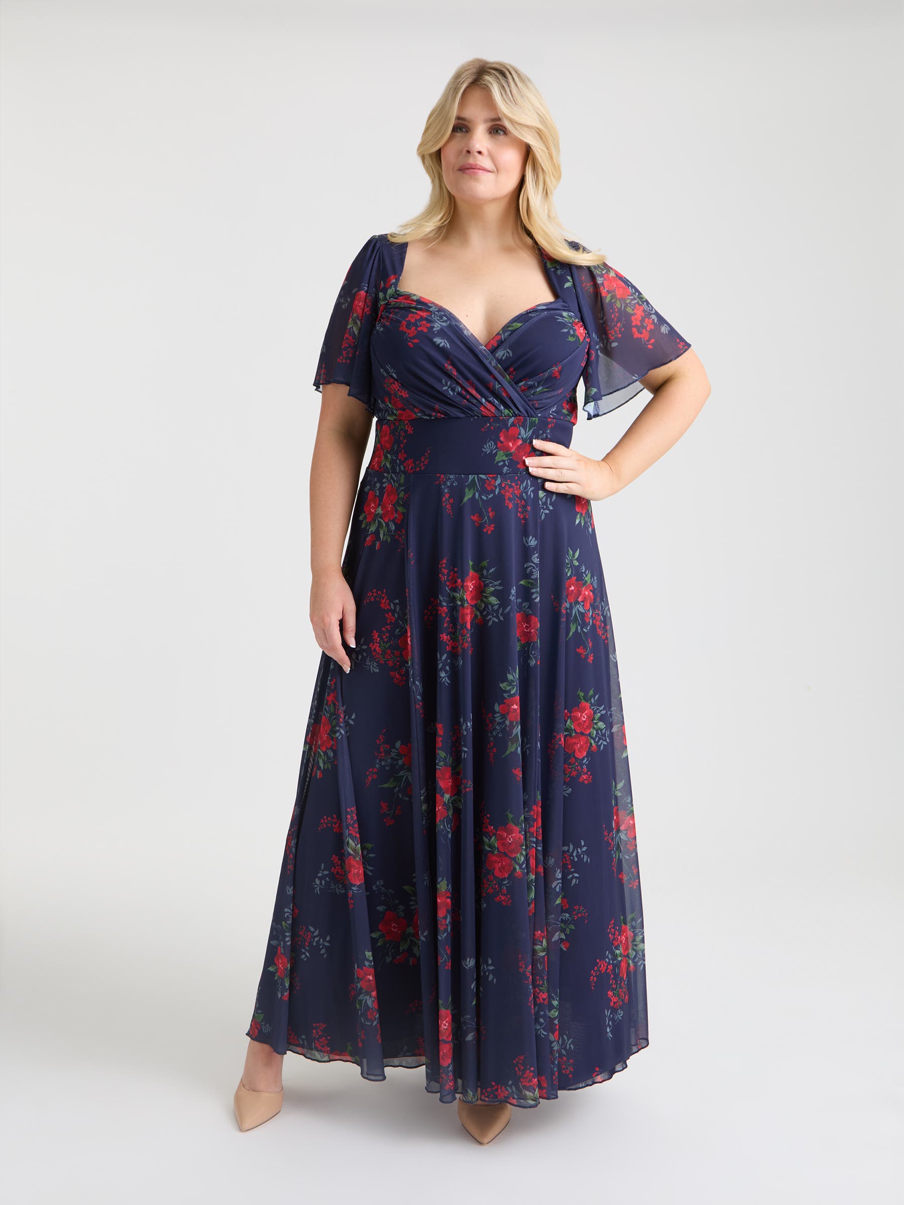 Kemi Bolero Wrap Bodice Maxi Gown - image 5