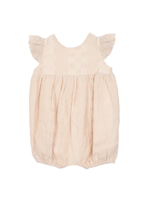 Isobella & Chloe Sienna Baby Romper In Neutral