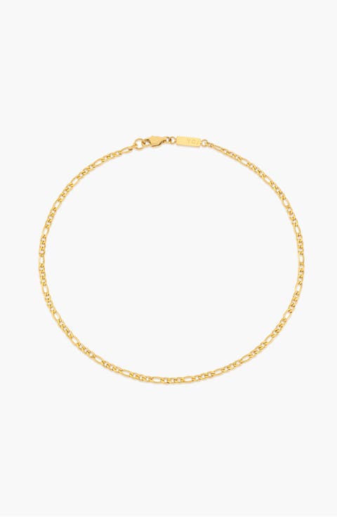 Figaro Choker Necklace In Gold