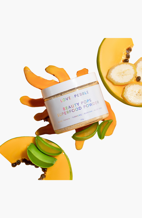 Love And Pebble Beauty Pops Glow Enzyme Frozen Face Mask In Light Beige/tan