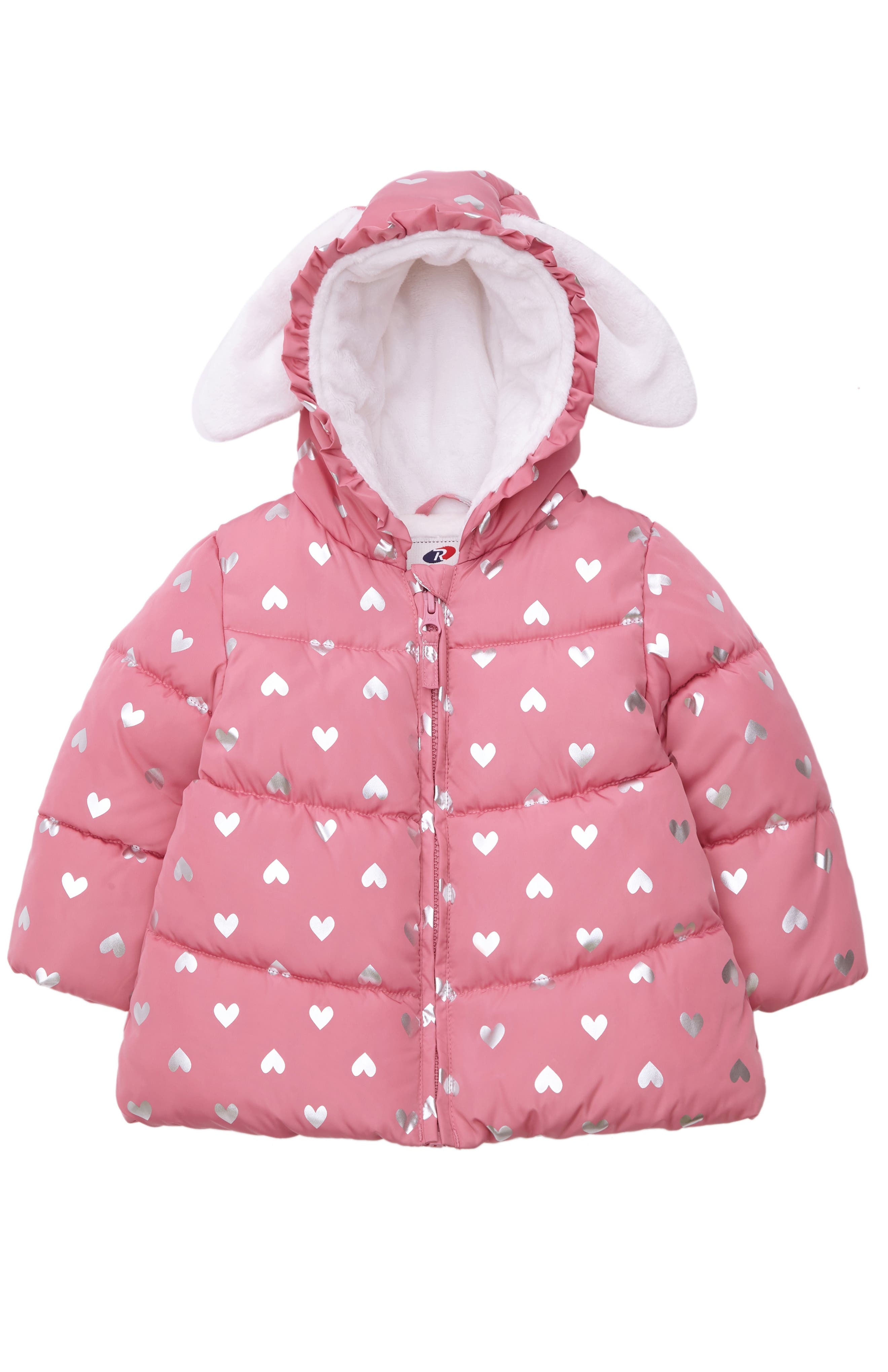 selected Pink Coral/Heart Foil Print