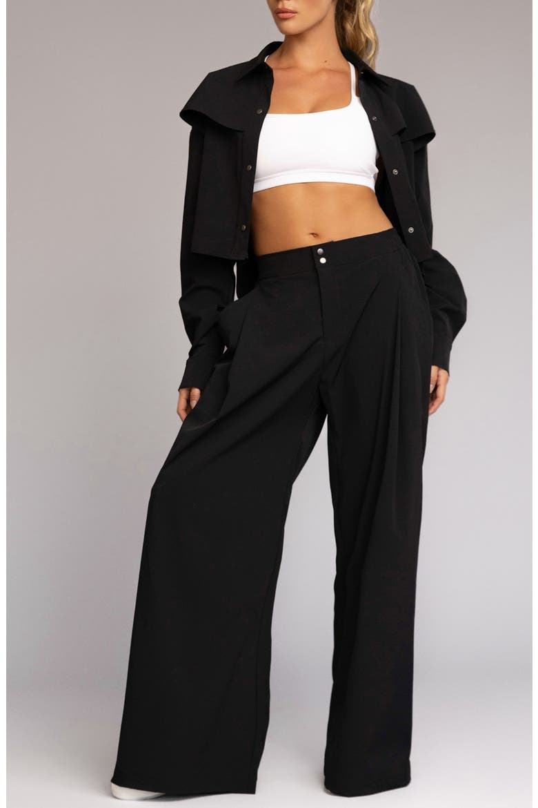 Daja Crop Performance Jacket, Alternate, color, BLACK