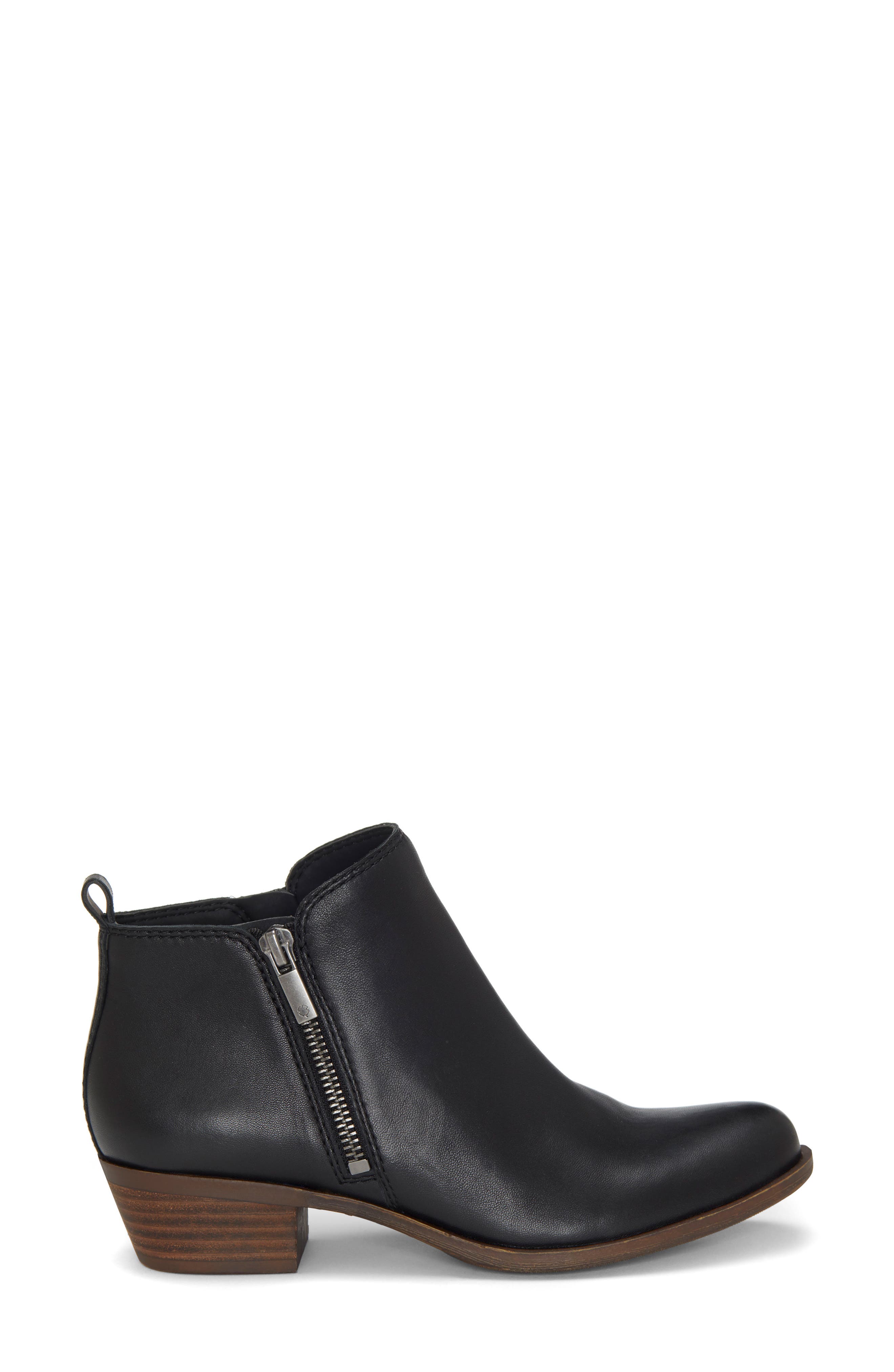 Lucky Brand Basel Bootie, Alternate, color, Black