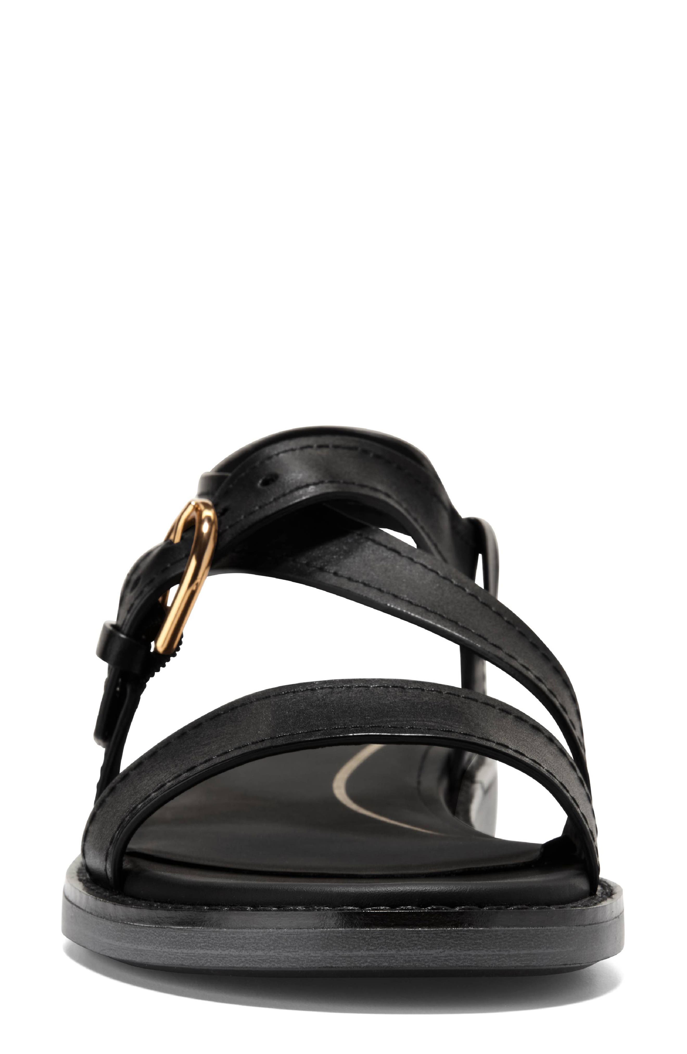 Cole Haan Kami Slingback Sandal, Alternate, color, Black Leather