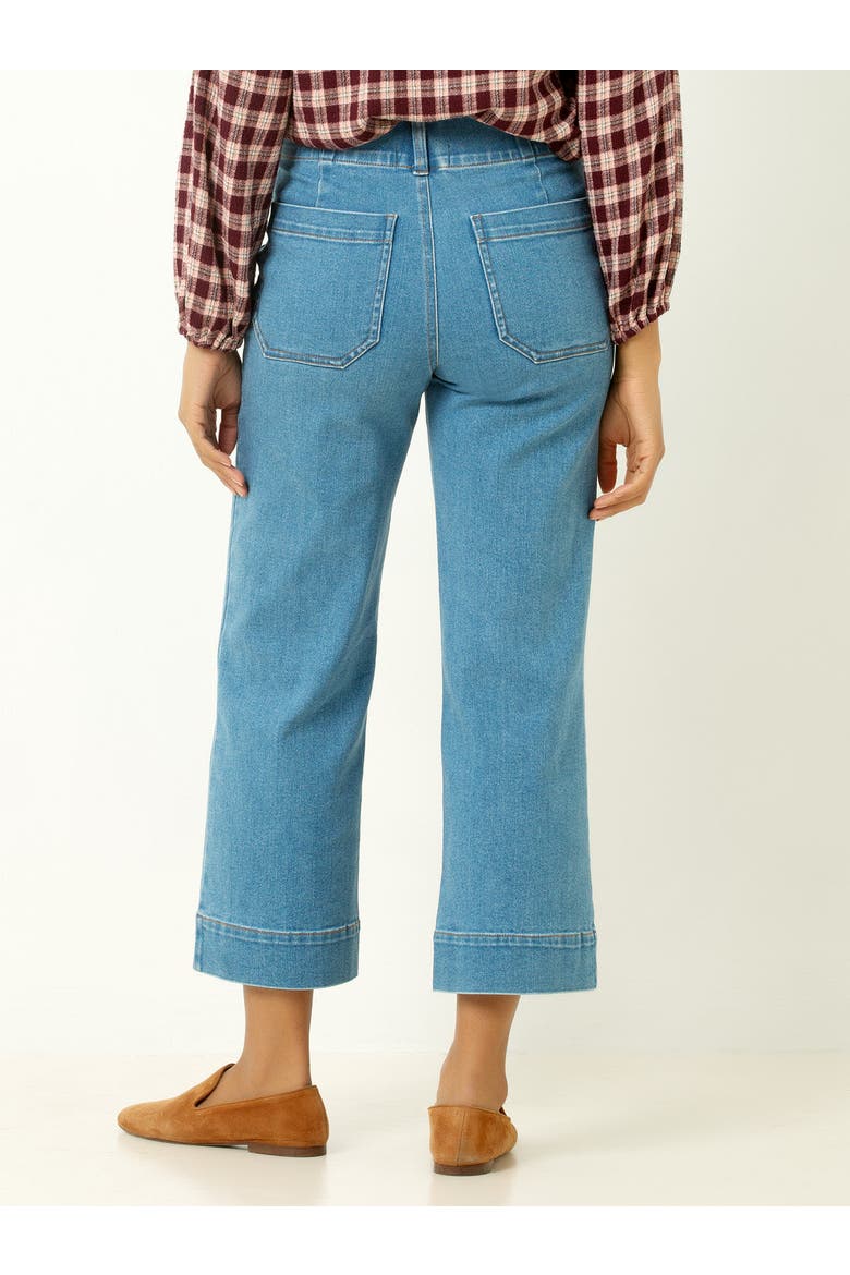 High Waist Crop Jean, Alternate, color, Sky Blue