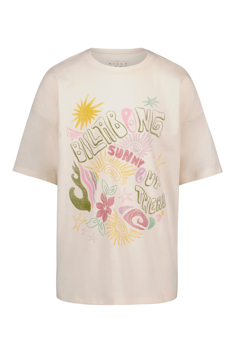 Kids' Suns Out Graphic Oversized T-Shirt, Main, color, CRYSTAL