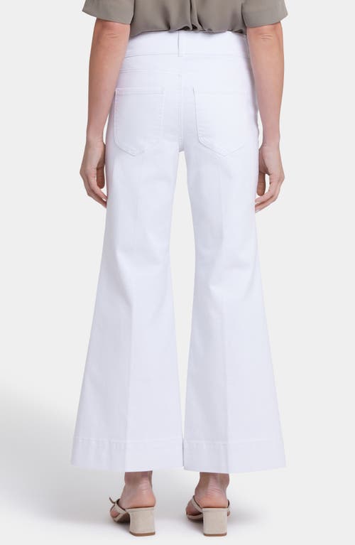 Nydj Mia High Rise Wide Leg Jeans In Optic White