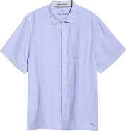 Tommy Bahama Paradise Breezer Short Sleeve Linen Button-Up Shirt