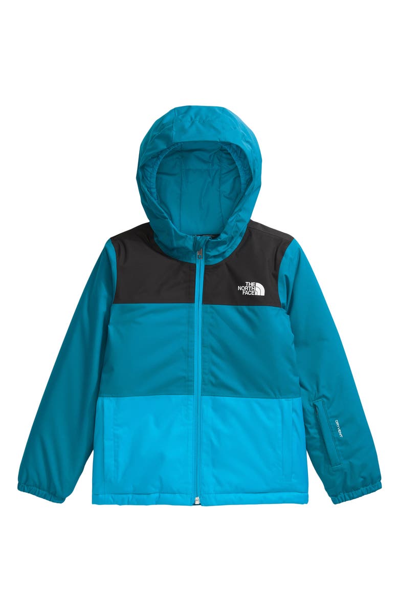The North Face Kids' Freedom Insulated Waterproof Hooded Jacket, Main, color, Dusk Blue/ Meridian Blue